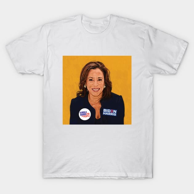 Senator Kamala Harris, the 2020 Vice Presidential Democratic Nominee T-Shirt by Neil Feigeles